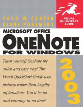 Paperback Microsoft Office Onenote 2003 for Windows: Visual QuickStart Guide Book