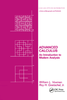 Hardcover Advanced Calculus: An Introduction to Modern Analysis Book