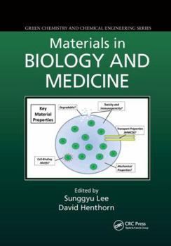 Paperback Materials in Biology and Medicine Book