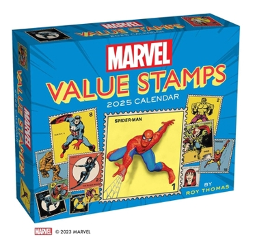 Calendar Marvel Value Stamps 2025 Day-To-Day Calendar Book