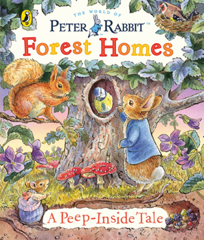 Paperback Peter Rabbit: Animal Homes a Peep-Inside Tale Book