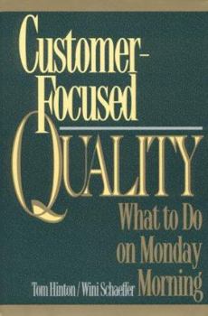 Hardcover Customer-Focused Quality Book