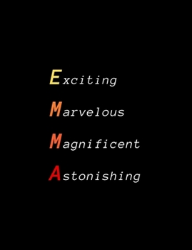 Emma : Inspiring Composition Notebook Gift for Girl, Daughter or Woman Name Personalised Present Elegant Wide Ruled Paper Standard Size Perfect for School, College or University