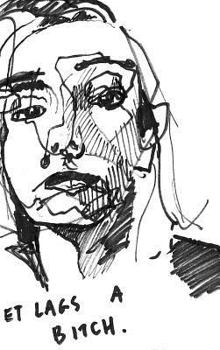 Hardcover Jetlags a bitch: Sketch Series No.1 2015/2016 Book