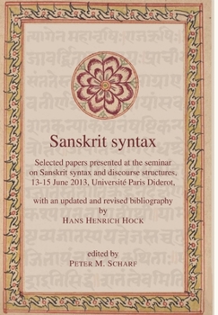 Hardcover Sanskrit syntax Book