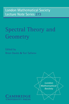 Paperback Spectral Theory and Geometry Book