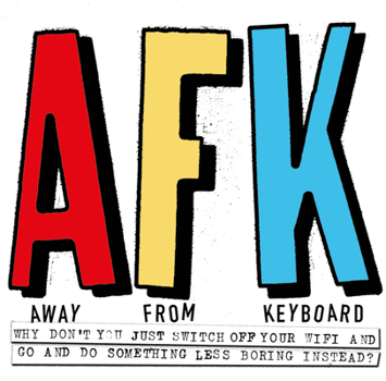 Paperback AFK. Away from the Keyboard: Adventures in Creativity Book