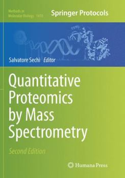 Paperback Quantitative Proteomics by Mass Spectrometry Book