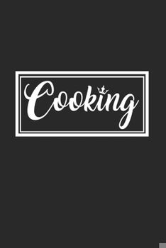 Paperback Cooking: 6x9 Cooking - blank with numbers paper - notebook - notes Book