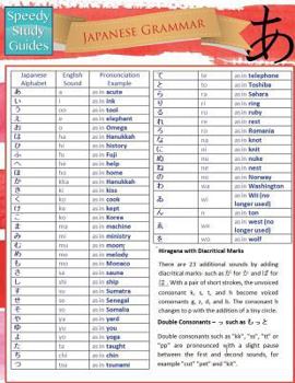Paperback Japanese Grammar (Speedy Study Guides: Academic) Book