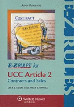 Paperback E-Z Rules for Contracts & Sales: With Selected Provisions from Articles 5 and 7 Book