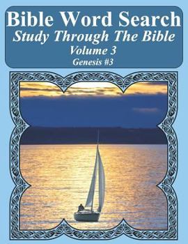 Paperback Bible Word Search Study Through The Bible: Volume 3 Genesis #3 [Large Print] Book