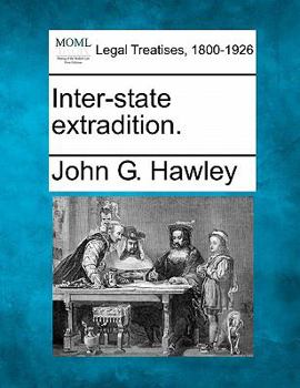 Paperback Inter-State Extradition. Book