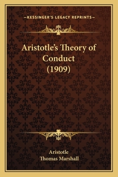 Paperback Aristotle's Theory of Conduct (1909) Book