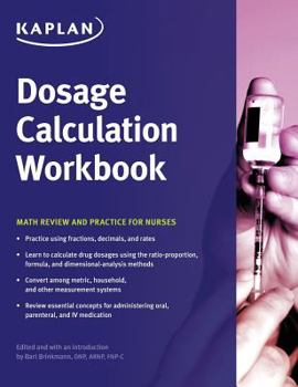 Paperback Dosage Calculation Workbook Book