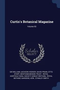 Paperback Curtis's Botanical Magazine; Volume 93 Book