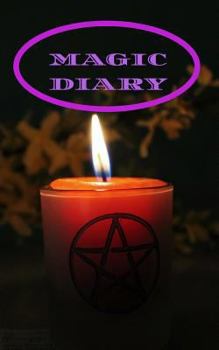 Paperback Magic diary: grimoire spells notebook diary moon magic wicca Book