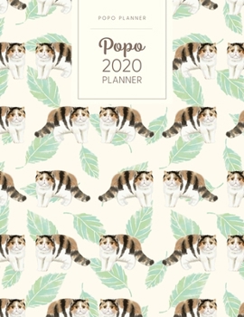 Paperback Popo 2020 Planner: Monthly Weekly Daily - Dated With Todo Notes - Exotic Shorthair Book
