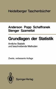 Paperback Grundlagen Der Statistik: Amtliche Statistik Und Beschreibende Methoden [German] Book