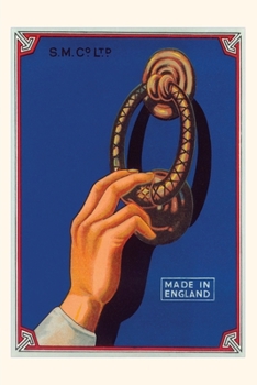 Paperback Vintage Journal Hand with Door Knocker, England Book