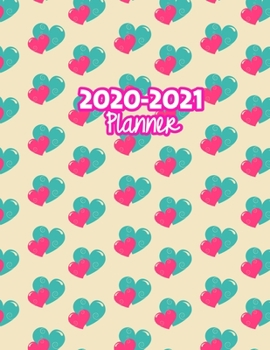 2020-2021 Planner: Two Year Calendar Organizer and Goal Journal | January 2020 - December 2021 Daily, Weekly and Monthly Planner Book with Back Sticker Expression Wall for 2 Years | Design Code 49982