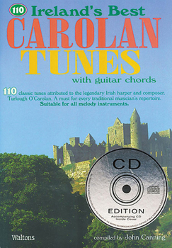 Paperback 110 Ireland's Best Carolan Tunes: with Guitar Chords Book