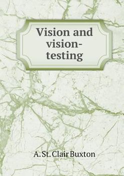Paperback Vision and vision-testing Book