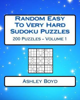 Paperback Random Easy To Very Hard Sudoku Puzzles Book