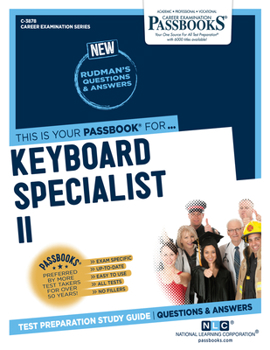 Paperback Keyboard Specialist II (C-3878): Passbooks Study Guide Volume 3878 Book