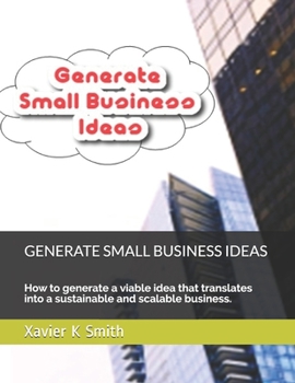 Paperback Generate Small Business Ideas Book