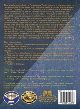 Hardcover Mastering Inductive Reasoning Tests - For Corporate Recruitment Purposes [Large Print] Book