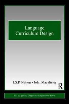 Paperback Language Curriculum Design Book