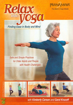 DVD Pranamayua: Relax into Yoga Safe & Simple Practices for Older Adults Book