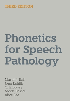 Paperback Phonetics for Speech Pathology Book