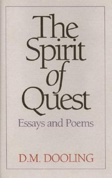 Hardcover The Spirit of Quest: Essays and Poems Book