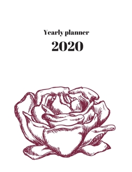 Paperback 2020 Yearly planner: nature themed calendar & organizer - 148 pages, 8,5" x 11" (version 20) Book