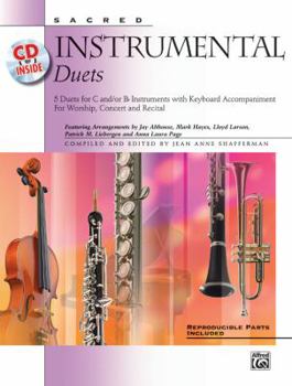 Paperback Sacred Instrumental Duets: Book & CD Book