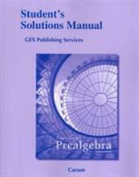 Paperback Student Solutions Manual for Prealgebra Book
