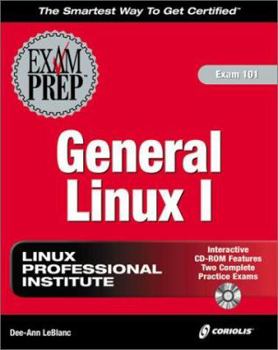 Hardcover General Linux 1 Exam Prep [With CDROM] Book