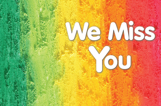 Misc. Supplies Celebrate Wonder We Miss You! Postcard (Pkg of 25) Book