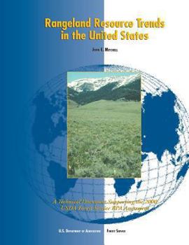 Paperback Rangeland Resource Trends in the United States: A Technical Document Supporting the 2000 USDA Forest Service RPA Assessment Book