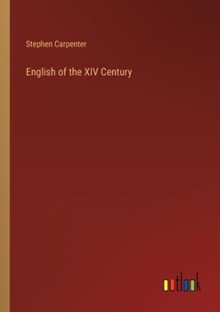 Paperback English of the XIV Century Book