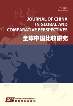 Paperback Journal of China in Global and Comparative Perspectives, Vol. 2, 2016 Book