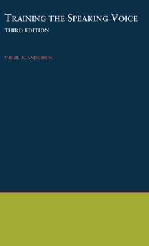 Hardcover Training the Speaking Voice Book