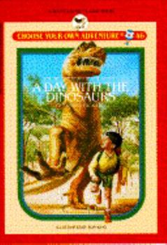 Paperback A Day with the Dinosaurs Book