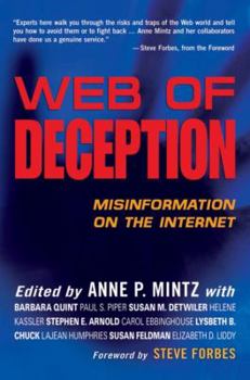 Paperback Web of Deception: Misinformation on the Internet Book