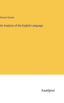 Hardcover An Analysis of the English Language Book