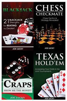 Paperback Blackjack & Chess Checkmate & Craps & Poker Book