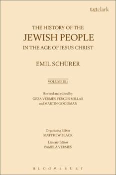 Hardcover History of the Jewish People in the Age of Jesus Christ: Volume 3(i) Book