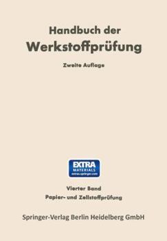 Paperback Papier- Und Zellstoff-Prüfung [German] Book